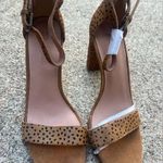 Madewell Womens  camel black high heel shoes Photo 0