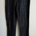 By Anthropologie The Essential Skinny Black Floral Paisley Print Pant Womens 2 Photo 0