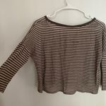 Roxy Cropped Stripped Sweater Photo 2