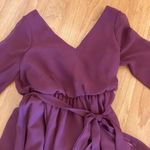 Azazie Angelica Bridesmaid Dress in Cabernet Sz XS Photo 7