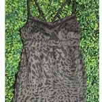Lululemon Just Breathe Tank Black Gray Animal Print Size 6 Photo 3