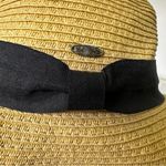 You had Me at Merlot Floppy Paper Sun Hat Drawstring Adjustable Tan Photo 2