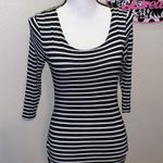 Hot Gal  Maternity striped ruched sides bodycon dress Photo 1