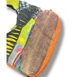 Patchwork Crossbody Purse Bag Boho Hippie Festival Unique Wearable Art Zippered Purple Photo 4