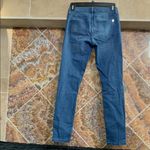 Bebe Women's Vintage  Stretch Skinny Jeans with Red Zipper Accents Size 26 Photo 3