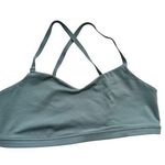 Athleta Ladies Elation Sports Bra Light Green Medium Photo 0