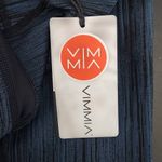 Vimmia  Blue and Black Cropped Leggings NWT Size XS Storm Charge Legging Photo 8