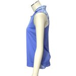 Adidas Purple Sleeveless Golf Shirt Geometric Trim Size L Sporty Chic Tenniscore Photo 4