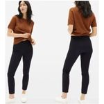 Everlane Pants Womens 0 Black Side Zip Skinny Ankle Stretch Cotton Photo 1