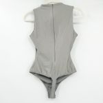 SKIMS Womens Summer Disco Mock Neck Sleeveless Tank Bodysuit Size M Smoke Photo 8