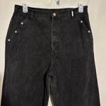 Authentic Rockies Jeanswear Black distressed made in USA size 15/16 Long barebac Photo 1