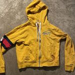 Tommy Hilfiger  Jacket Women's Sz Medium Mustard Yellow Full Zip Hooded Y2K 90's Photo 0