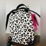 Betsey Johnson  Leopard Cat Face Mini Backpack Crossbody Convertible Bag NWT Photo 3