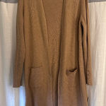 Chico's Tan Cardigan Sweater Lightweight Knit Photo 0