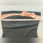 SheIn  Black and Pink Strapless Bodycon Dress Photo 2