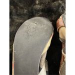 Burberry  Brown Leather Canvas Nova Check Three Buckle Ballet Flats Shoes 9.5 Photo 8