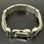Brighton Retired OP Art Silver Heart Motif Multi-Strand Link Bracelet 40g. Photo 3