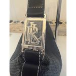 Ralph Lauren Lauren  Hobo Bag Womens Large Black Straw Shoulder Purse Work Office Photo 3