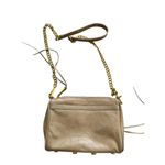 Rebecca Minkoff Tan Gold Leather MAC Crossbody Bag Photo 8