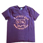 Port & Company ‘A Crazy Girl Who Loves Pigs’ Funny Graphic T Shirt 🔥 Photo 0