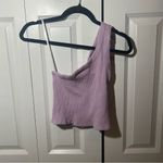 Urban Outfitters  Rib-Knit One-Shoulder Tank Top Photo 1