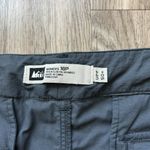 REI Women's Cuffed Hem Cargo Hiking Pants Dark Charcoal Gray Size 16P Photo 3