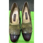 Joan & David Vtg  Couture Women Brown  Block Heel Oxford Pumps 8.5 Photo 1