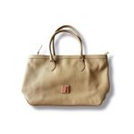 Dooney & Bourke Pebble Grain Zip Top Satchel Tote Taupe Brown Leather No Strap Photo 11