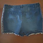 Terra & Sky  Women's Plus Size Embroidered Denim Jean Short Size 18W Boho Summer Photo 7