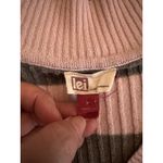 Vintage Y2K 90s Lei Women's Sweater Fitted Pink Gray Striped 2000s Preppy XL Photo 4