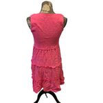 Beachsissi Pink Sleeveless V Nevk Tiered Dress size XL Photo 4