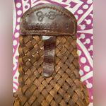 Jessica Simpson  leather braided belt size S made in India 40” long Photo 2