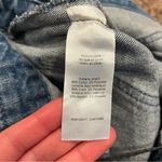 We Wore What NWT  Slouchy Slit Denim Overalls - Steel Photo 13