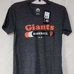 San Francisco giants Baseball women's shirt size small Gray Photo 0