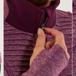 Lululemon  Run Your Heart Out Pullover Heathered Plum Size 4 Photo 3
