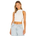 NBD  White Eyal Top Chic, Side Tie‎ Top Photo 2