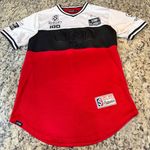 Good Soul Stay Classy Red and White Men's Jersey Size L Photo 0