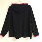 Avenue  black with pink trim zip up hoodie jogger set 18/20 Photo 2