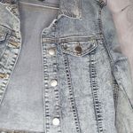 Bebe 2B  Light Blue Cropped Denim Jacket Photo 3