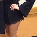 Boutique Black Long Sleeve Romper Photo 0