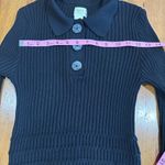 Maeve   by Anthropologie Black Knit Top Photo 11