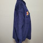 Disney  Pooh navy whale corduroy shacket size xl Photo 1