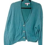 Urban Outfitters  Size Small Eyelash Balloon Sleeve Oversized V Neck Cardigan Photo 0