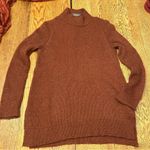 Wooden Ships  mock neck, wool blend, ladies long line sweater size Small/Medium Photo 11