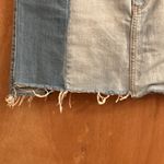 EXPRESS  patch work distressed cut off style woman’s size 4 denim skirt Photo 4