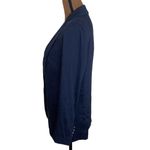 J.Crew  Alfie Italian Mario Bellucci linen blend fabric club blazer navy size 0 Photo 4