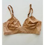 Love by Gap Sz XL Wireless Seamless No Show Lounge Nude Bralette Bra Stretch Tan Photo 8