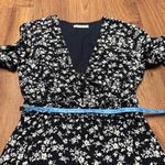 The East Order Nordstrom Elsa Mini Dress Black White Floral Print Size Small Photo 9