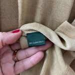 Ralph Lauren Lauren  Sz 3X Pullover Gold Shiny Long Sleeve Knit Blouse Top Dress Photo 5