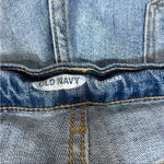 Old Navy  boyfriend distressed blue jean denim shorts in size 6 Photo 2